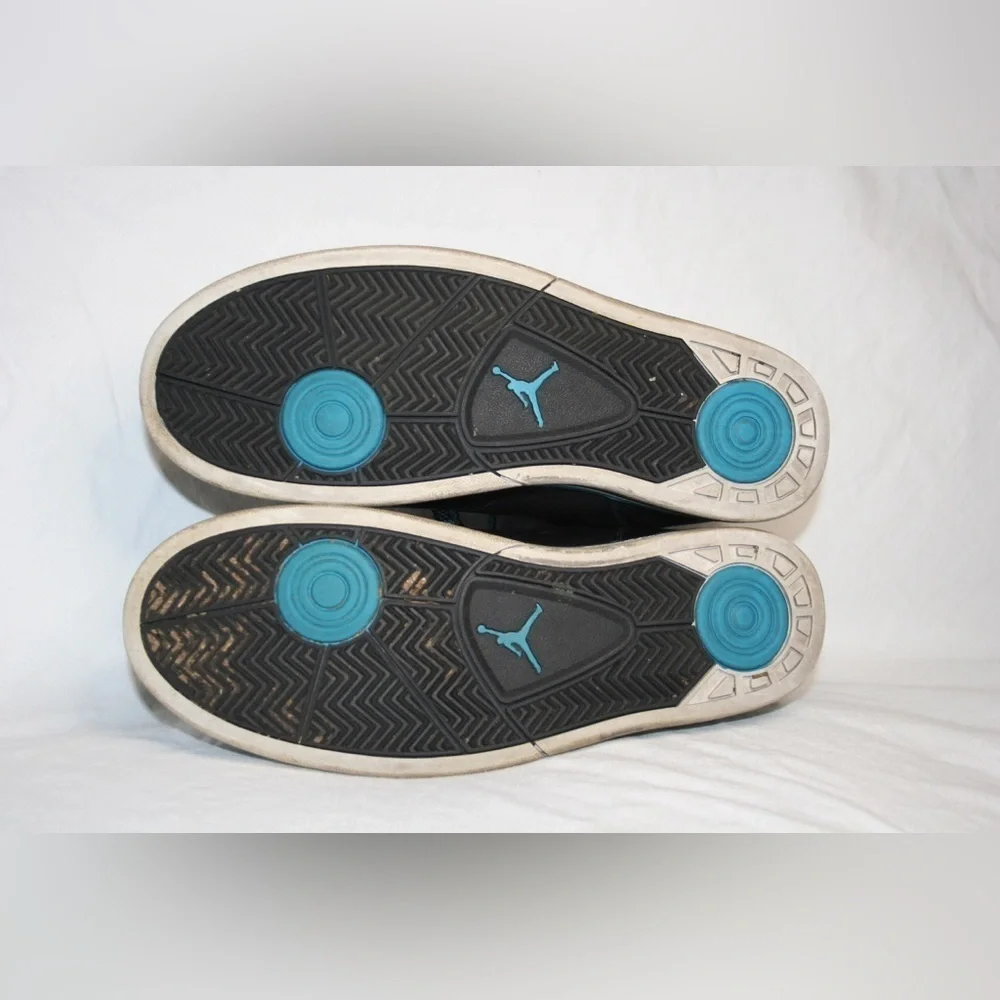 Jordan "Phly Legend" Black/Blue Leather Shoes Size: 9.5 (men) - Picture 8 of 10